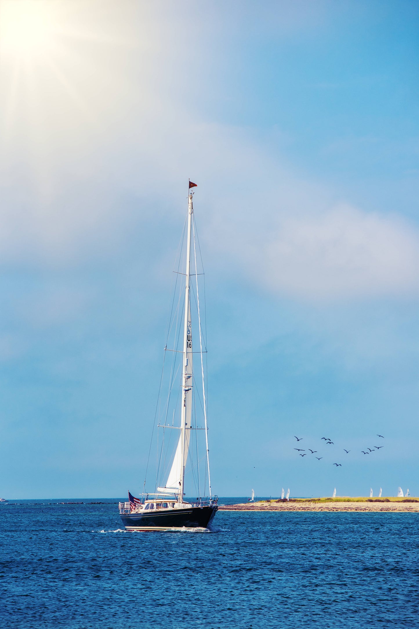 Full Sail Harbor Run – Nantucket in Full Sail – Summer in Nantucket