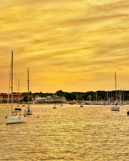 Hyannis Harbor - Sunset Stillness