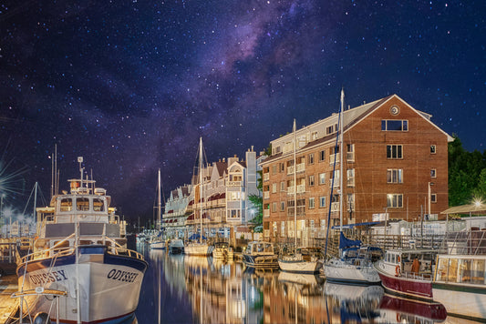 Portland Harbor – Celestial Reflections