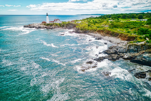 Portland Head Lighthouse – Summer from Above